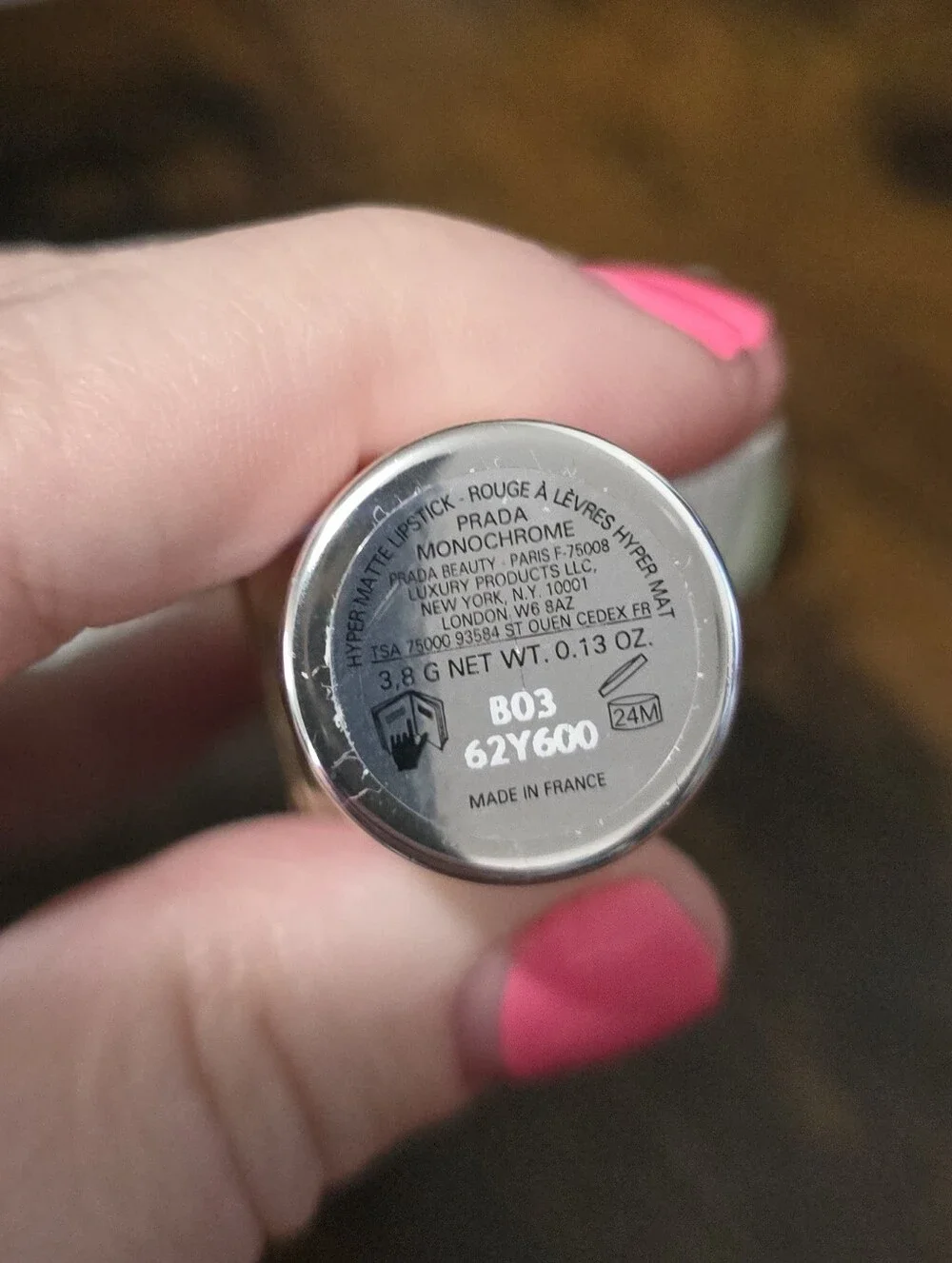 Prada Monochrome Hyper Matte Lipstick